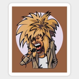 singer tina turner vintage Sticker